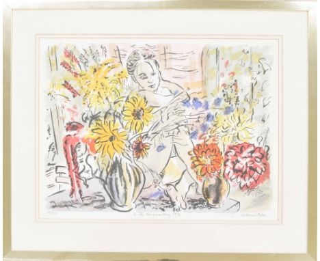Edward Piper (1938-1990) - 'In the Conservatory 1990', signed artist proof also numbered 151/175 and extensively inscribed on