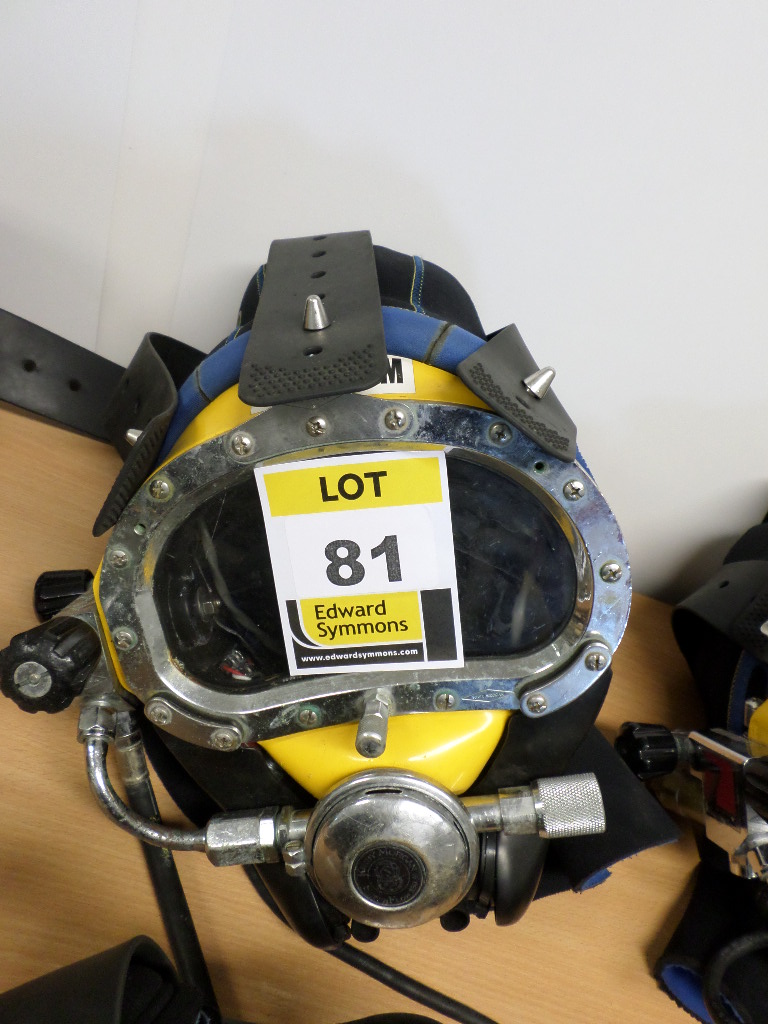 Kirby Mk18B commercial band mask, IMCA Compliant, s/n 00596KM