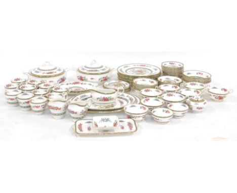 A Paragon porcelain part tea and dinner service decorated in the Tree of Kashmir pattern, to include two tureens and covers, 
