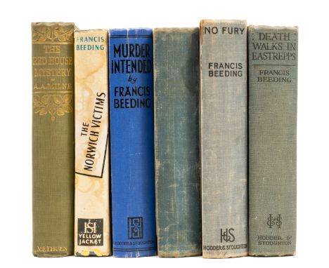 Beeding (Francis) Death Walks in Eastrepps, facsimile dust-jacket, 1931; No Fury, light marking to covers, facsimile dust-jac