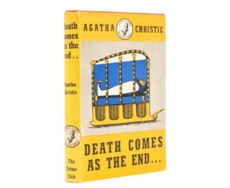 Christie (Agatha) Death Comes as the End, first English edition, original boards, tip of upper edge slightly sunned, dust-jac