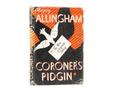 Allingham (Margery) Coroner's Pidgin, first edition, original black cloth lettered in silver, slight shelf-lean, slight bumpi