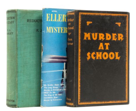 [Hilton (James)] "Glen Trevor". Murder at School, first edition, some cracking to gutter at title, some staining to fore-edge