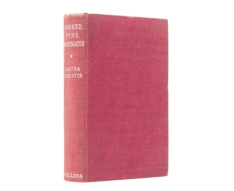Christie (Agatha) Parker Pyne Investigates, first edition, 6pp. advertisements, some very light edge-spotting, original purpl