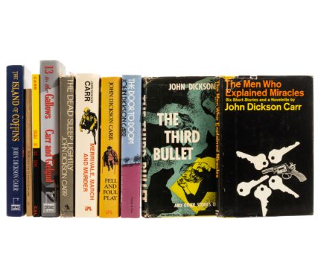 Carr (John Dickson) Dr. Fell, Detective and other stories, browning, closed tear to upper margin for first 4 leaves, original