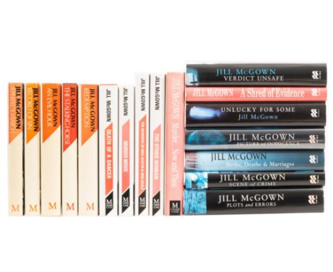 McGown (Jill) [The Lloyd and Hill books], 13 vol., first editions, 4 signed by the author on front free endpapers or titles, 