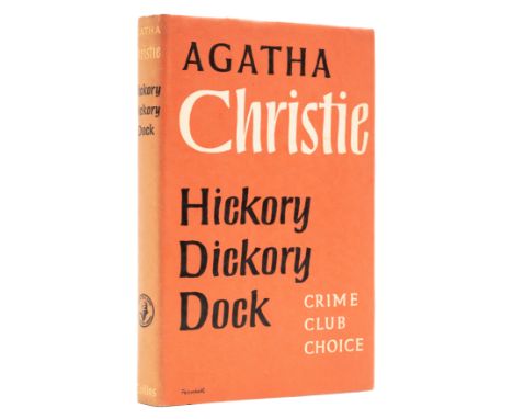 Christie (Agatha) Hickory Dickory Dock, first edition, endpapers lightly browned, original orange boards lettered in black, d