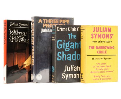 Symons (Julian) The Narrowing Circle, some spotting, largely to endpapers and edges, light toning to spine, light soiling to 