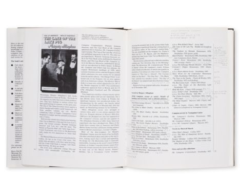 Cooper (John) Detective Fiction: The Collector's Guide, first edition, the author's own copy with his pencil&nbsp; annotation