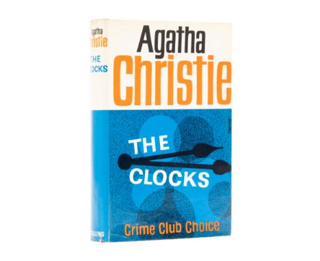 Christie (Agatha) The Clocks, first edition, original orange boards lettered in black, dust-jacket priced at 16s, spine ends 