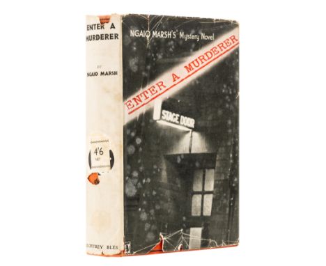 Marsh (Ngaio) Enter a Murderer, first edition, original orange cloth ruled and lettered in black, slight shelf-lean, very lig