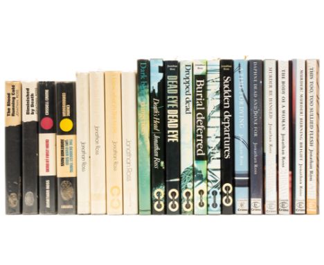 [Rossiter (John)], "Jonathan Ross". [The Inspector George Rogers series], 21 vol., first editions, all but the final 4 with l