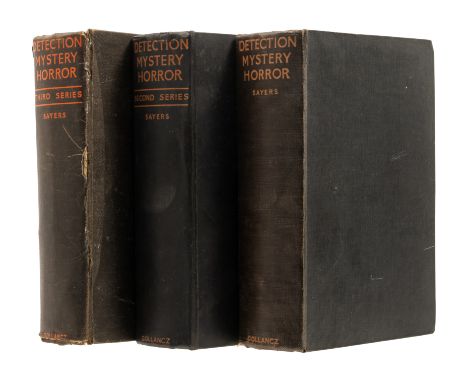 Sayers (Dorothy L., editor) Great Short Stories of Detection, Mystery and Horror, 3 vol., first editions, first, second, and 