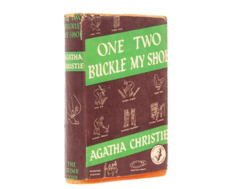 Christie (Agatha) One Two Buckle My Shoe, first edition, 3pp. advertisements, internally fine, original orange cloth with spi