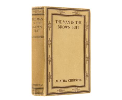 Christie (Agatha) The Man in the Brown Suit, first edition, 2pp. advertisements, spotting, browning to endpapers, original li