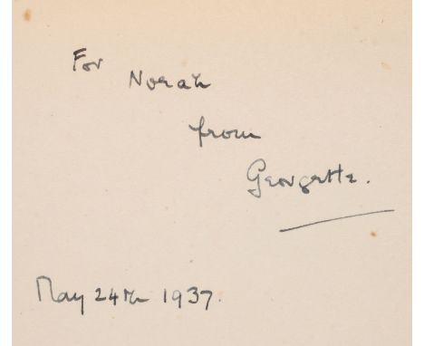 Heyer (Georgette) They Found Him Dead, first edition, signed presentation inscription from the author to her agent "For Norah