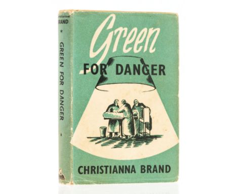 Brand (Christianna) Green for Danger, first edition, signed presentation inscription from the author to John Cooper discussin