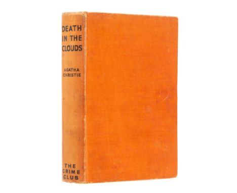 Christie (Agatha) Death in the Clouds, first English edition, endpapers toned, original orange cloth lettered in black on spi
