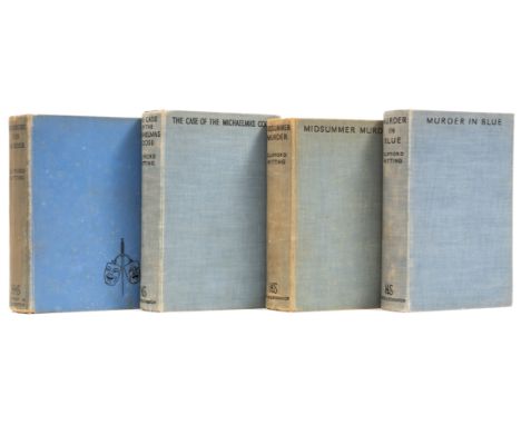 Witting (Clifford) Murder in Blue, spine slightly faded, light spotting to spine, extremities rubbed, 1937; Midsummer Murder,