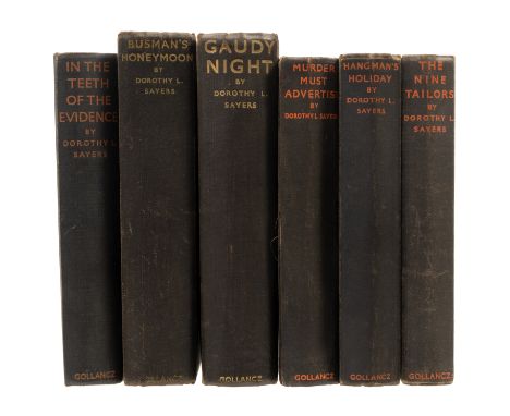 Sayers (Dorothy L.) Murder Must Advertise, 1933; Hangman's Holiday, ink ownership name on front free endpapers, 1933; The Nin