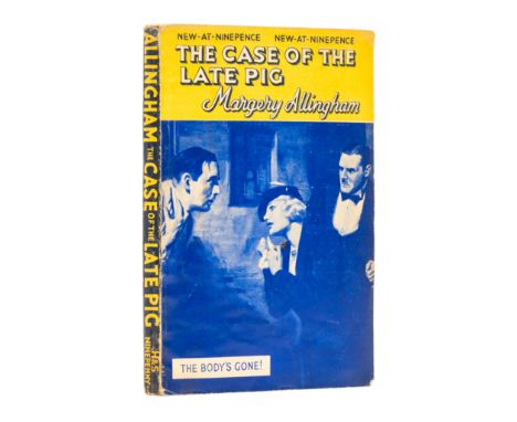 Allingham (Margery) The Case of the Late Pig, first separate edition, illustrations, original pictorial wrappers, slight shel