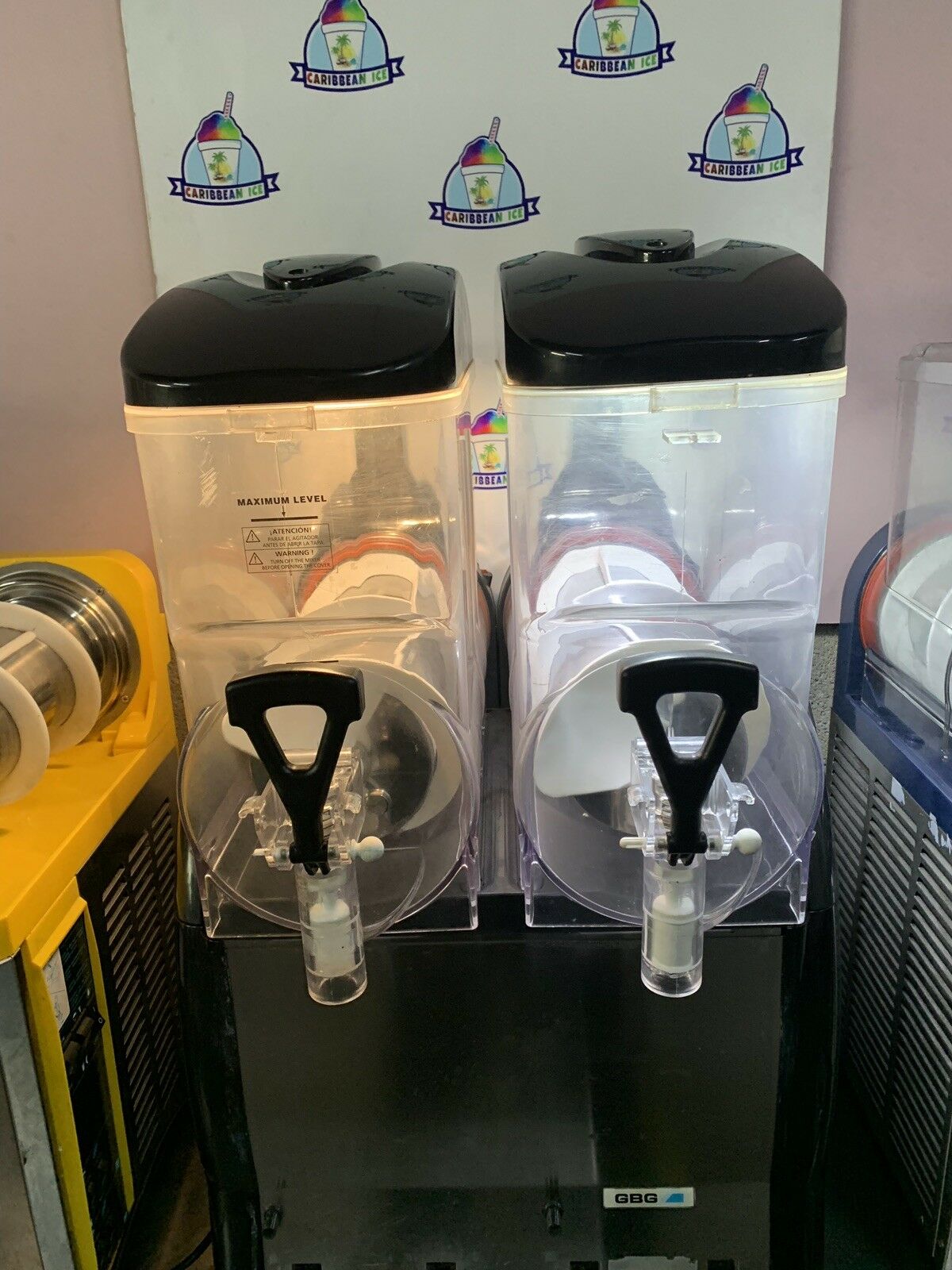 Slush Machine Double Barrel, 10 litre Barrel, Make (GBG), Stainless