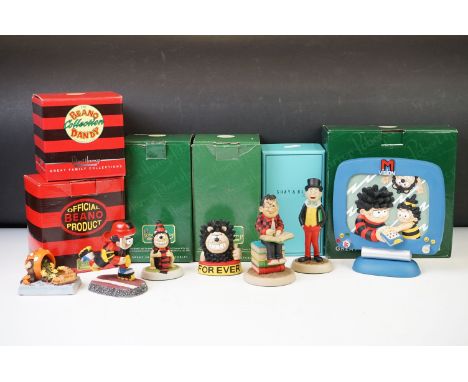 Collection of Robert Harrop figures, comprising 'M Vision' BDCP06, boxed, 'Gnasher Fan'BDS09, boxed, 'Gnaughty Gnasher' BDFG0