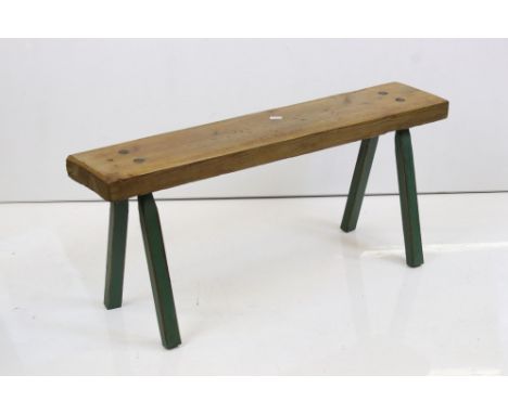 Pine Two Seater Kitchen Bench, 86cm long x 37cm high 