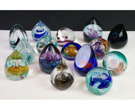 Collection of Caithness paperweights including limited edition examples. The lot to include Alpine Winter 44/650, Dynasty 118