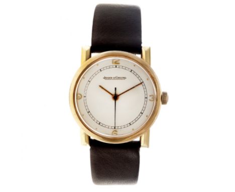 No Reserve - Jaeger-LeCoultre Bumper Automatic 8686 / 85 - Men's watch . Case: goldplated (10K.) - strap: leather - bumper au