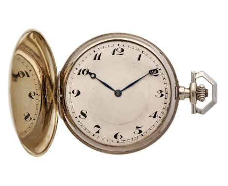No Reserve - Patek Philippe 18K. - Heren zakhorloge - approx. 1915. Case: white gold (18K.) - manual winding - condition: goo