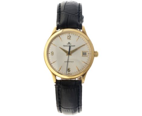 Jaeger-LeCoultre Master Control 18K. 145.1.89 - Men's watch - approx. 1990. Case: yellow gold (18K.) - strap: leather - autom