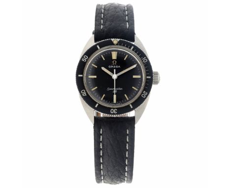 Omega Seamaster 120 535.007 - watch - 1968-1969.&nbsp;Case: steel - strap: leather - manual winding - box - condition: good, 