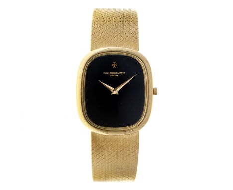 Vacheron Constantin Vintage Ellipse - Men's watch - approx. 1980. Case: yellow gold (18K.) - bracelet: yellow gold  (18K.) - 