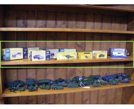 A quantity of Dinky Toys and other die cast model vehicles 