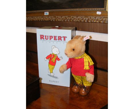 A Steiff 'Rupert' Teddy Bear with box 
