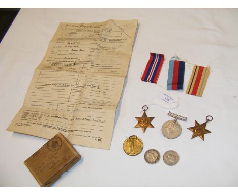 First and Second World War medals, etc. 