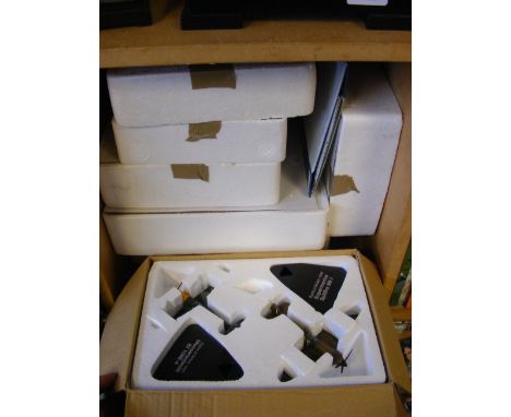 A quantity of Atlas Editions model fighter planes 