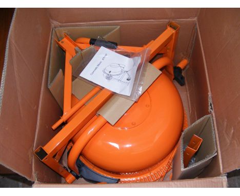 A new manual concrete mixer in box