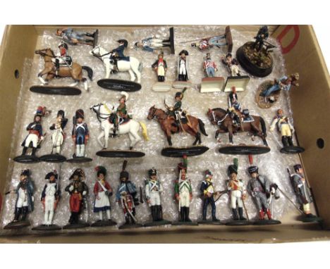 FIFTY-NINE DEL PRADO MODEL SOLDIERS  of Waterloo period; together with eight further soldiers of similar interest, including 
