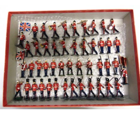 FORTY-SEVEN COLLECTORS METAL MODEL SOLDIERS  four by Britains, the others unmarked, all unboxed.
