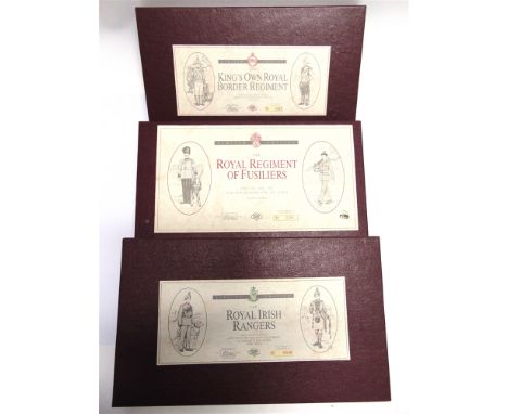 THREE SETS OF BRITAINS MODEL SOLDIERS  comprising a No.5193, The Royal Regiment of Fusiliers, ten pieces, limited edition 238
