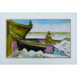 CHILDISH, BILLY (born 1959) British (AR), The Boatmen, a signed limited edition print on card,
