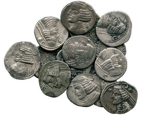 ANCIENT COINS, THE DAVID SELLWOOD COLLECTION OF PARTHIAN COINS (PART FOUR),  Orodes II (c.55-38 BC), Silver Drachms (20), sho