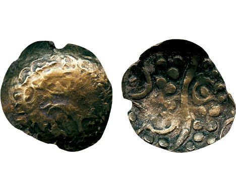 ANCIENT COINS, ANCIENT BRITISH, Celtic Gold, Corieltauvi, Gold ¼-Stater, ‘Lindsey Scyphate’ type, 0.99g, late 1st Century BC,