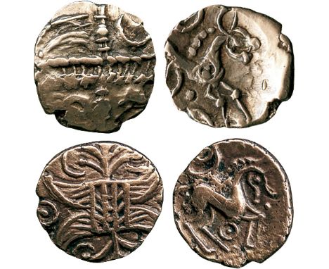 ANCIENT COINS, ANCIENT BRITISH, Celtic Gold, Iceni, Gold ¼-Stater, Snettisham type, 1.05g, c.60-50 BC, devolved Apollo head p