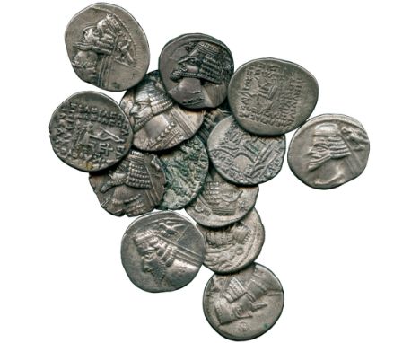 ANCIENT COINS, THE DAVID SELLWOOD COLLECTION OF PARTHIAN COINS (PART FOUR),  Phraates IV (38/7-2 BC), Silver Drachms (14), me