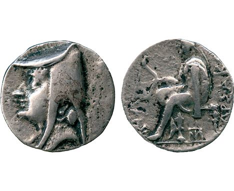 ANCIENT COINS, THE DAVID SELLWOOD COLLECTION OF PARTHIAN COINS (PART FOUR),  Arsaces I (247-211 BC), Silver Drachm, minted at