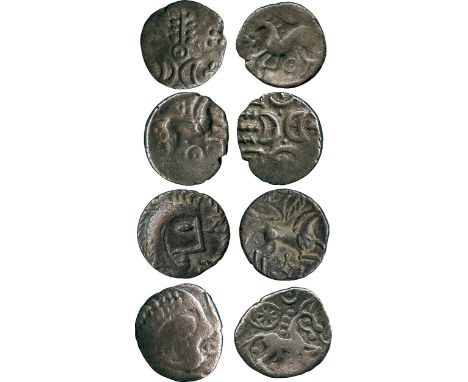 ANCIENT COINS, ANCIENT BRITISH, Celtic Silver and Base Metal, Iceni, Silver Unit, 0.99g, late 1st Century BC, large crude hea