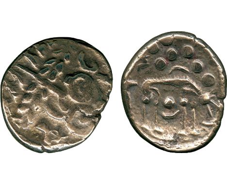 ANCIENT COINS, ANCIENT BRITISH, Celtic Gold, Iceni, British J, Norfolk wolf type, Gold Stater, 5.90g, c.60-50 BC, devolved Ap